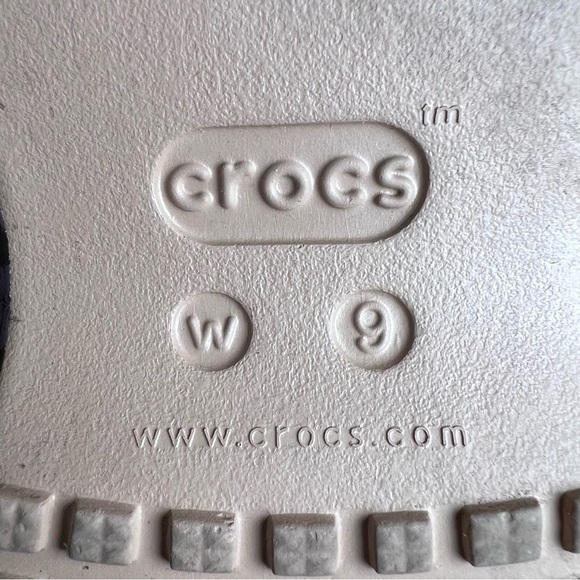 CROCS Sandals Womens Sz 9 Meleen Twist Shoes Floral Rubber Slide Slip On Comfort - Picture 9 of 10